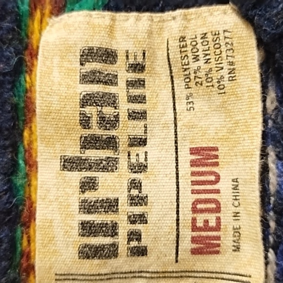 Vintage Urban Pipeline Snowboard Wool Blend Crewneck Nordic Sweater Medium - Picture 6 of 10